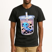 Boba Axolotl Kawaii Axolotl Bubble Tea Boba Tall T-Shirt