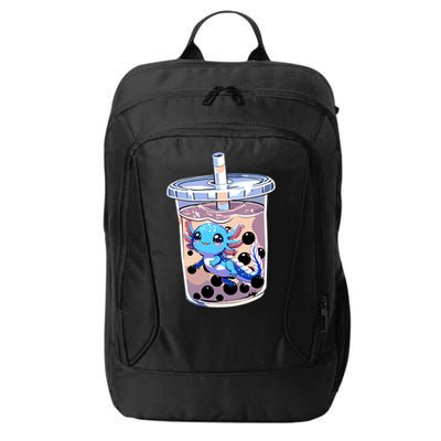 Boba Axolotl Kawaii Axolotl Bubble Tea Boba City Backpack