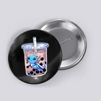 Boba Axolotl Kawaii Axolotl Bubble Tea Boba Button