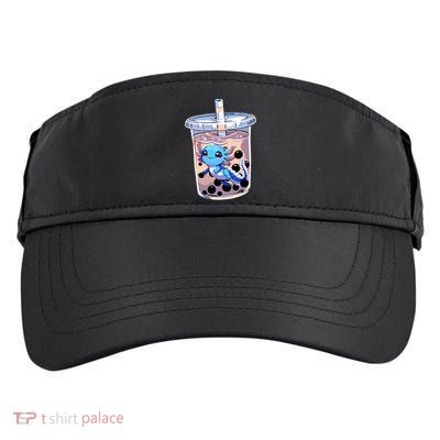 Boba Axolotl Kawaii Axolotl Bubble Tea Boba Adult Drive Performance Visor