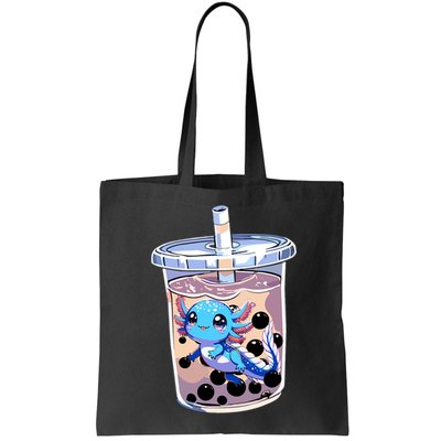 Boba Axolotl Kawaii Axolotl Bubble Tea Boba Bag