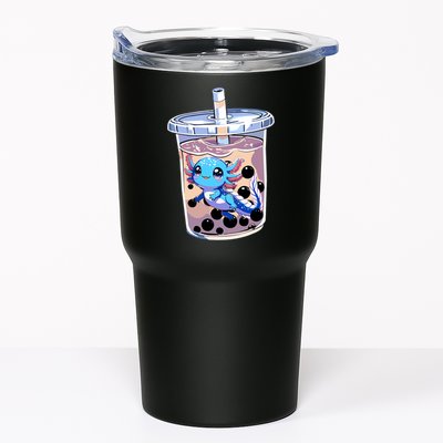 Boba Axolotl Kawaii Axolotl Bubble Tea Boba Tumbler