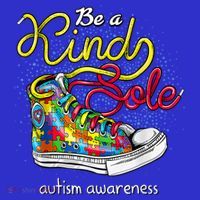 Be A Kind Sole Autism Awareness Puzzle Shoes Be Kind Cool Gift Tall T-Shirt