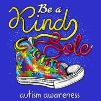 Be A Kind Sole Autism Awareness Puzzle Shoes Be Kind Cool Gift Toddler T-Shirt