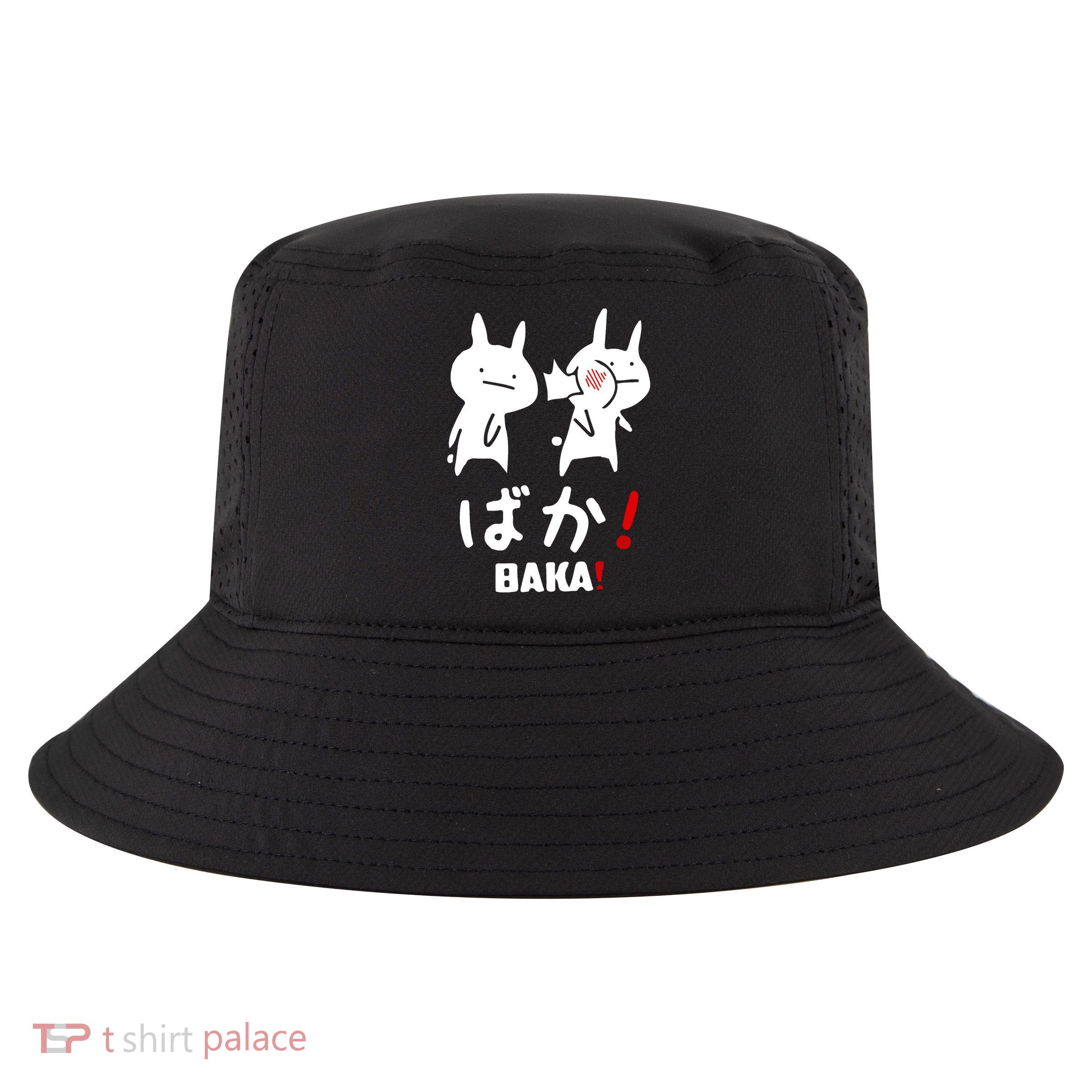 Baka Cute Anime Japanese Word Cool Comfort Performance Bucket Hat