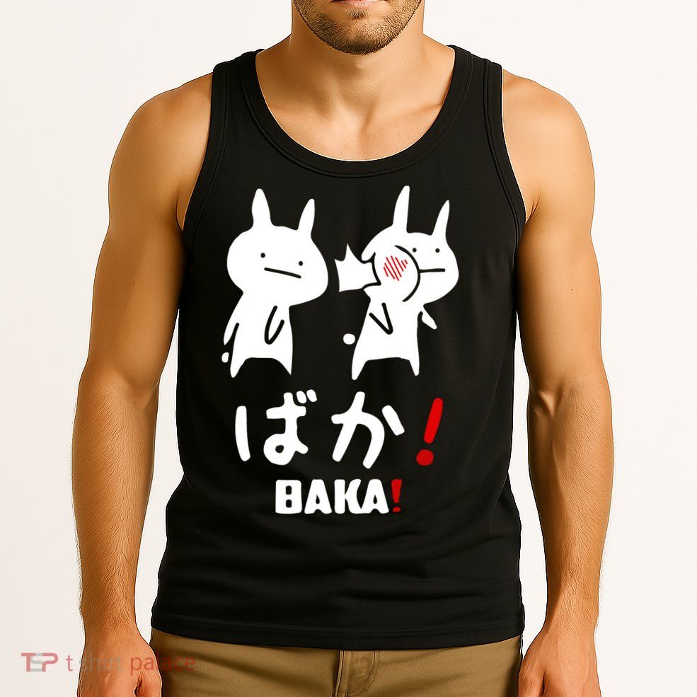 Baka Cute Anime Japanese Word Tank Top