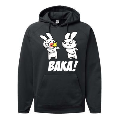 Baka! Rabbit Slap Funny Anime Performance Fleece Hoodie