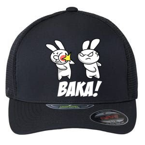 Baka! Rabbit Slap Funny Anime Flexfit Unipanel Trucker Cap