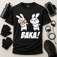 Baka! Rabbit Slap Funny Anime Cooling Performance Crew T-Shirt