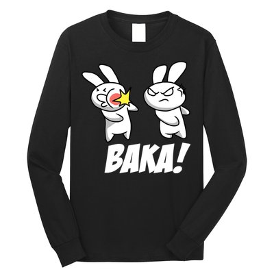Baka! Rabbit Slap Funny Anime Long Sleeve Shirt