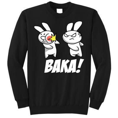 Baka! Rabbit Slap Funny Anime Sweatshirt