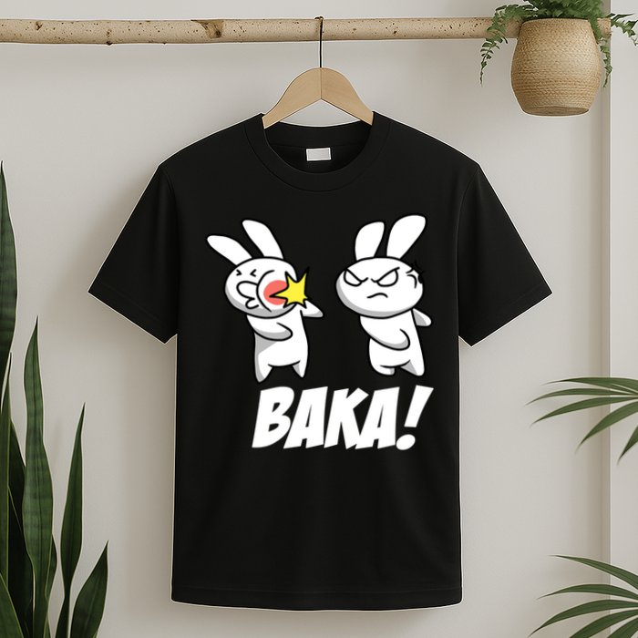 Baka! Rabbit Slap Funny Anime T-Shirt
