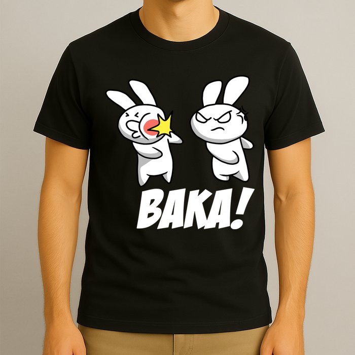 Baka! Rabbit Slap Funny Anime T-Shirt