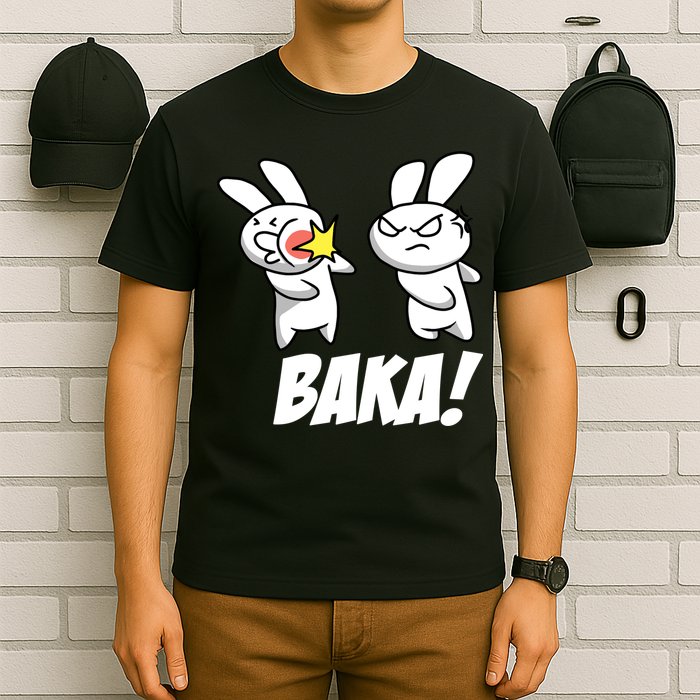 Baka! Rabbit Slap Funny Anime T-Shirt