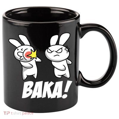 Baka! Rabbit Slap Funny Anime 11oz C Handle Ceramic Mug