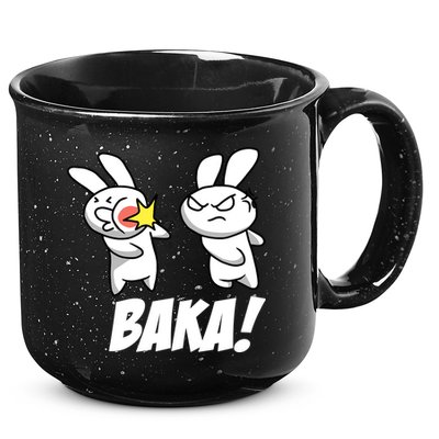 Baka! Rabbit Slap Funny Anime 15oz Campfire Ceramic Mug