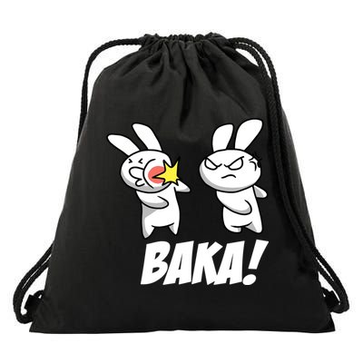 Baka! Rabbit Slap Funny Anime Drawstring Bag