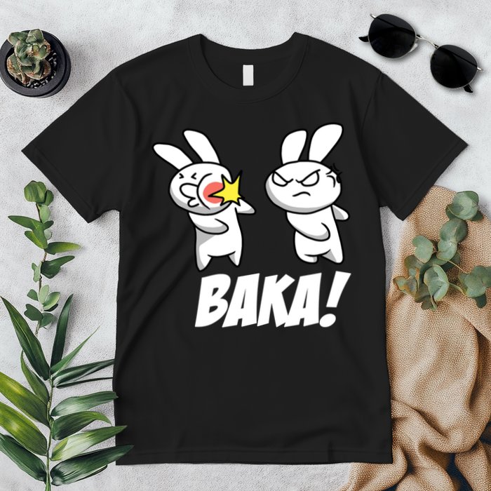 Baka! Rabbit Slap Funny Anime Premium T-Shirt