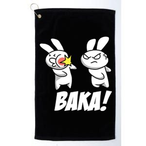 Baka! Rabbit Slap Funny Anime Platinum Collection Golf Towel