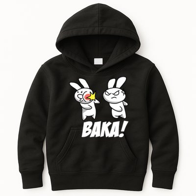 Baka! Rabbit Slap Funny Anime Kids Hoodie