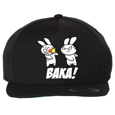 Baka! Rabbit Slap Funny Anime Wool Snapback Cap