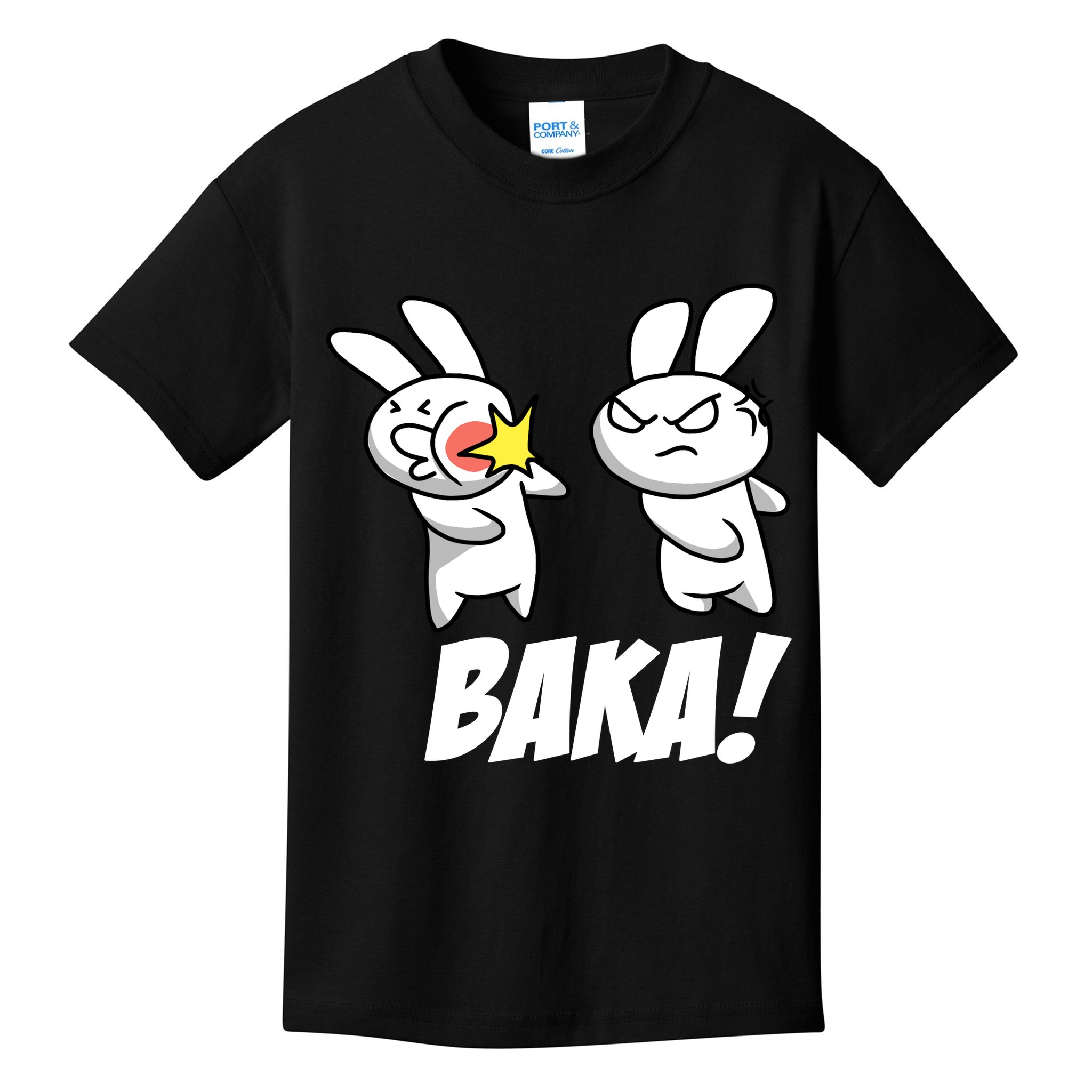 Baka! Rabbit Slap Funny Anime Kids T-Shirt