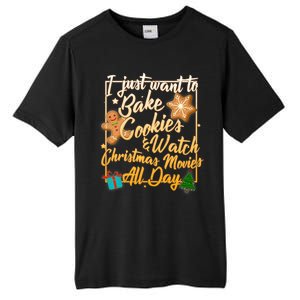 Bake Cookies Watch Christmas Movies Tall Fusion ChromaSoft Performance T-Shirt