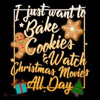 Bake Cookies Watch Christmas Movies Flatbill Hat