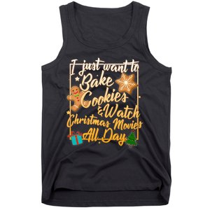 Bake Cookies Watch Christmas Movies Tank Top