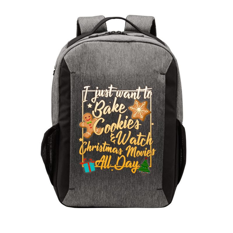Bake Cookies Watch Christmas Movies Vector Backpack