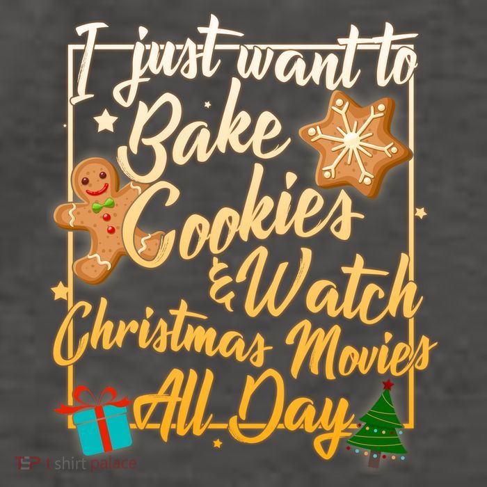 Bake Cookies Watch Christmas Movies Vector Backpack