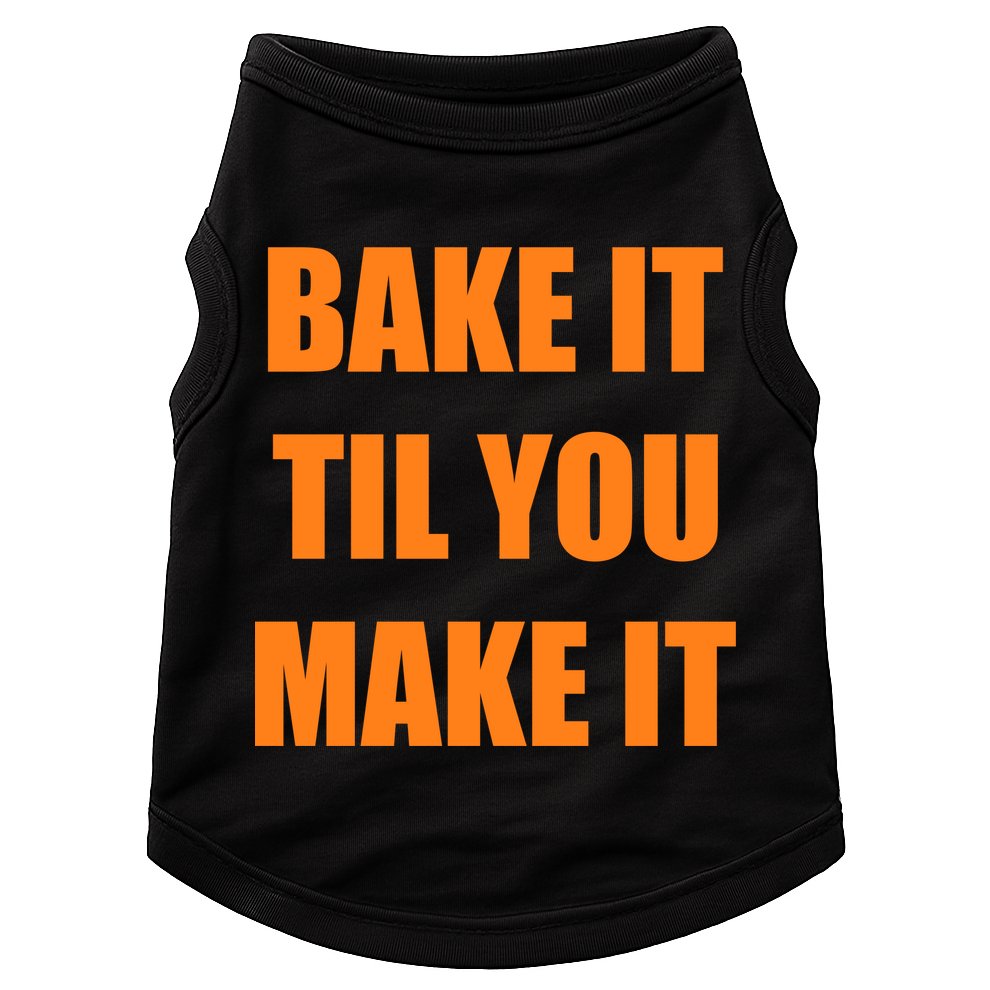 Bake it Til You Make It Cleveland Football Doggie Tank