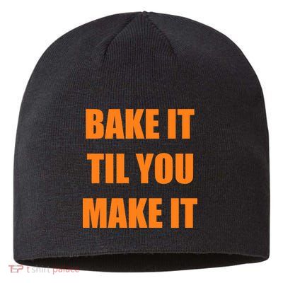 Bake it Til You Make It Cleveland Football Sustainable Beanie