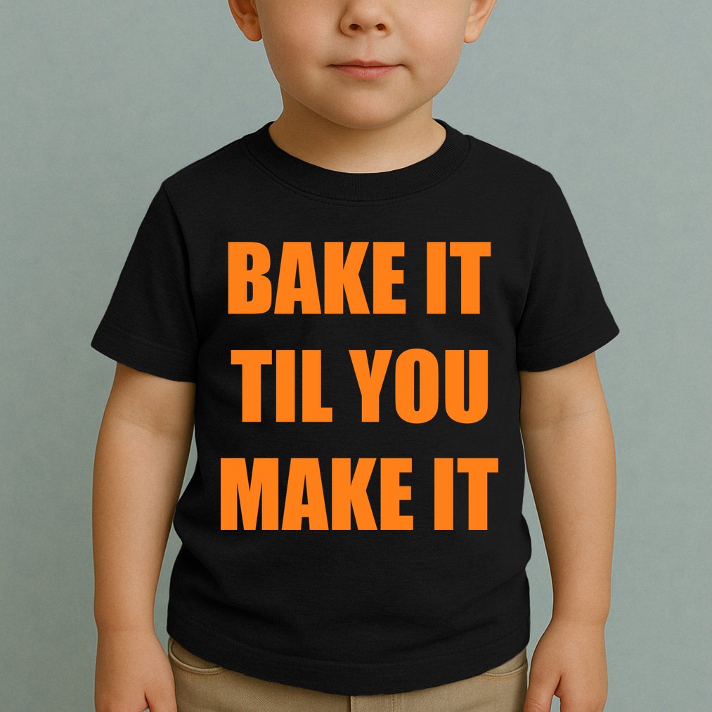 Bake it Til You Make It Cleveland Football Toddler T-Shirt