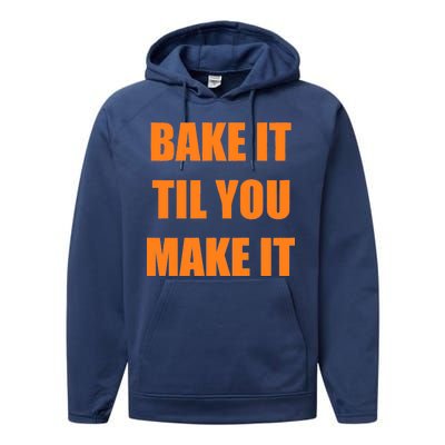 Bake it Til You Make It Cleveland Football Performance Fleece Hoodie