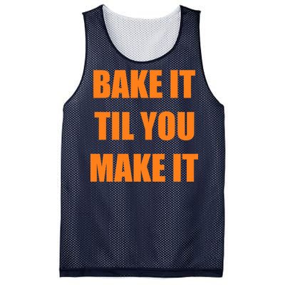 Bake it Til You Make It Cleveland Football Mesh Reversible Basketball Jersey Tank