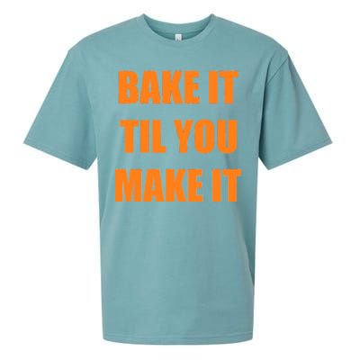 Bake it Til You Make It Cleveland Football Sueded Cloud Jersey T-Shirt