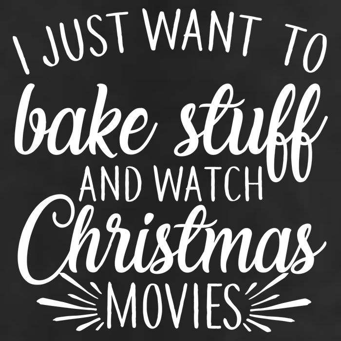 Bake Stuff And Watch Christmas Movies 7 Panel Mesh Trucker Snapback Hat