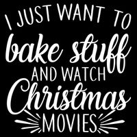 Bake Stuff And Watch Christmas Movies Flatbill Hat