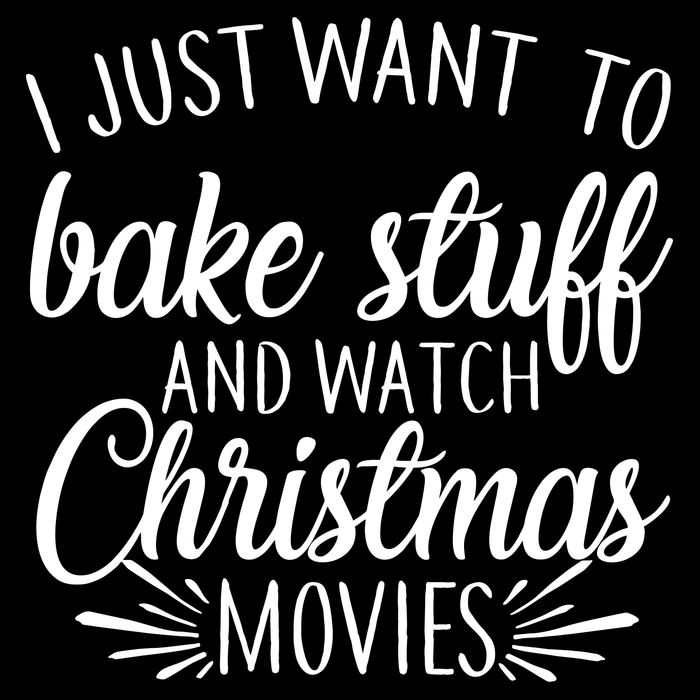 Bake Stuff And Watch Christmas Movies Flatbill Hat