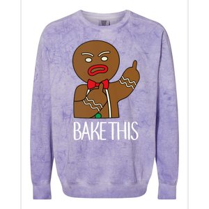 Bake This Gingerbread X-Mas Colorblast Crewneck Sweatshirt