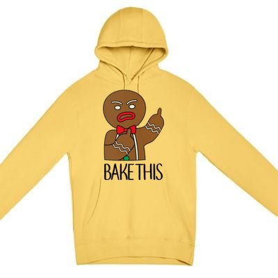 Bake This Gingerbread X-Mas Premium Pullover Hoodie