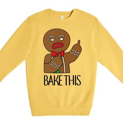 Bake This Gingerbread X-Mas Premium Crewneck Sweatshirt