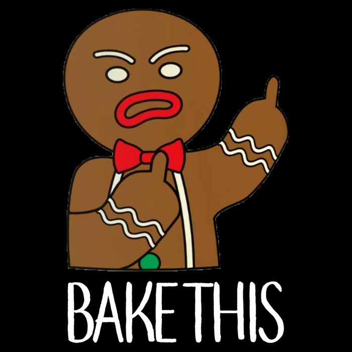 Bake This Gingerbread X-Mas Flexfit Unipanel Trucker Cap