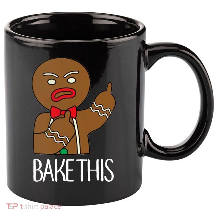 Bake This Gingerbread X-Mas 11oz C Handle Ceramic Mug