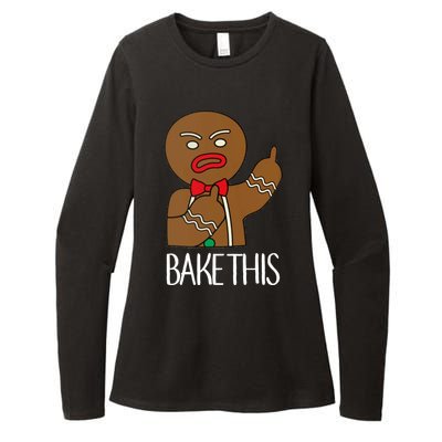 Bake This Gingerbread X-Mas Womens CVC Long Sleeve Shirt