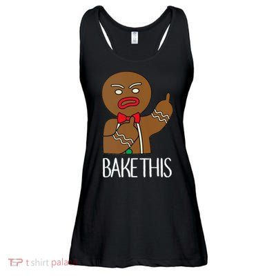 Bake This Gingerbread X-Mas Ladies Essential Flowy Tank