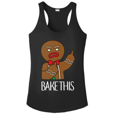 Bake This Gingerbread X-Mas Ladies PosiCharge Competitor Racerback Tank