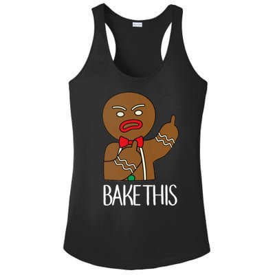 Bake This Gingerbread X-Mas Ladies PosiCharge Competitor Racerback Tank