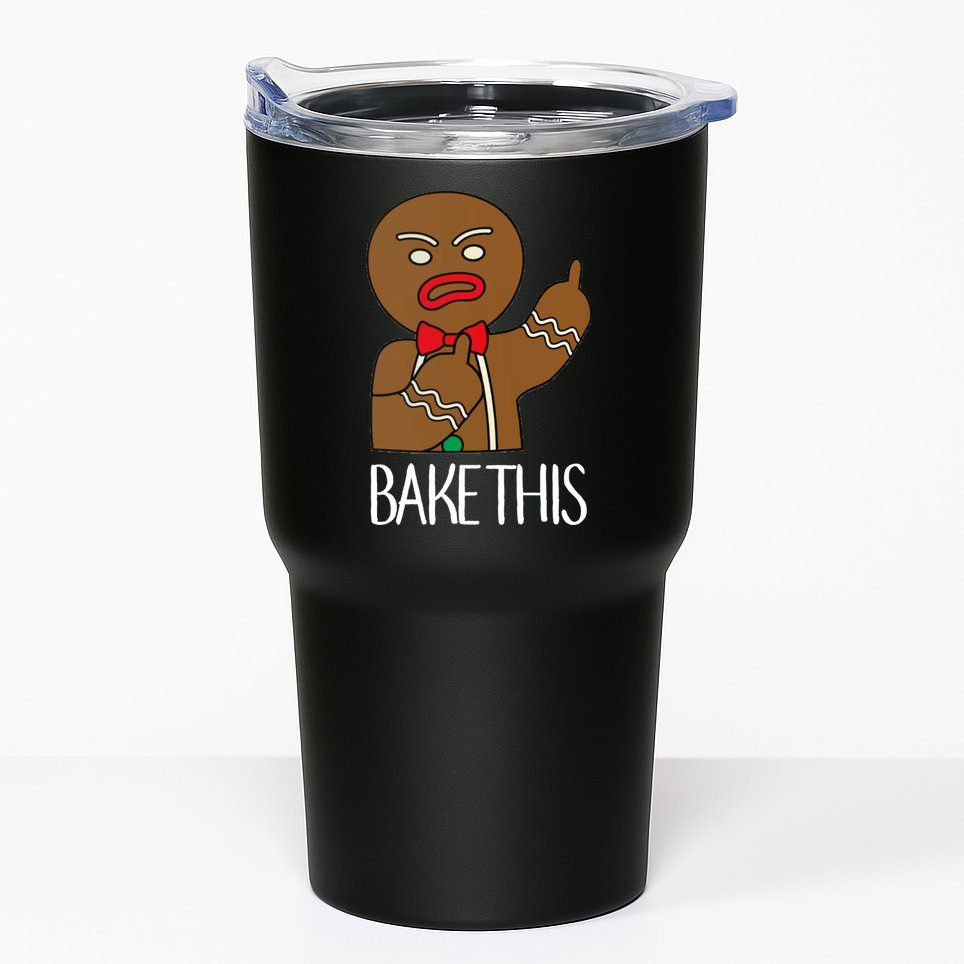 Bake This Gingerbread X-Mas Tumbler